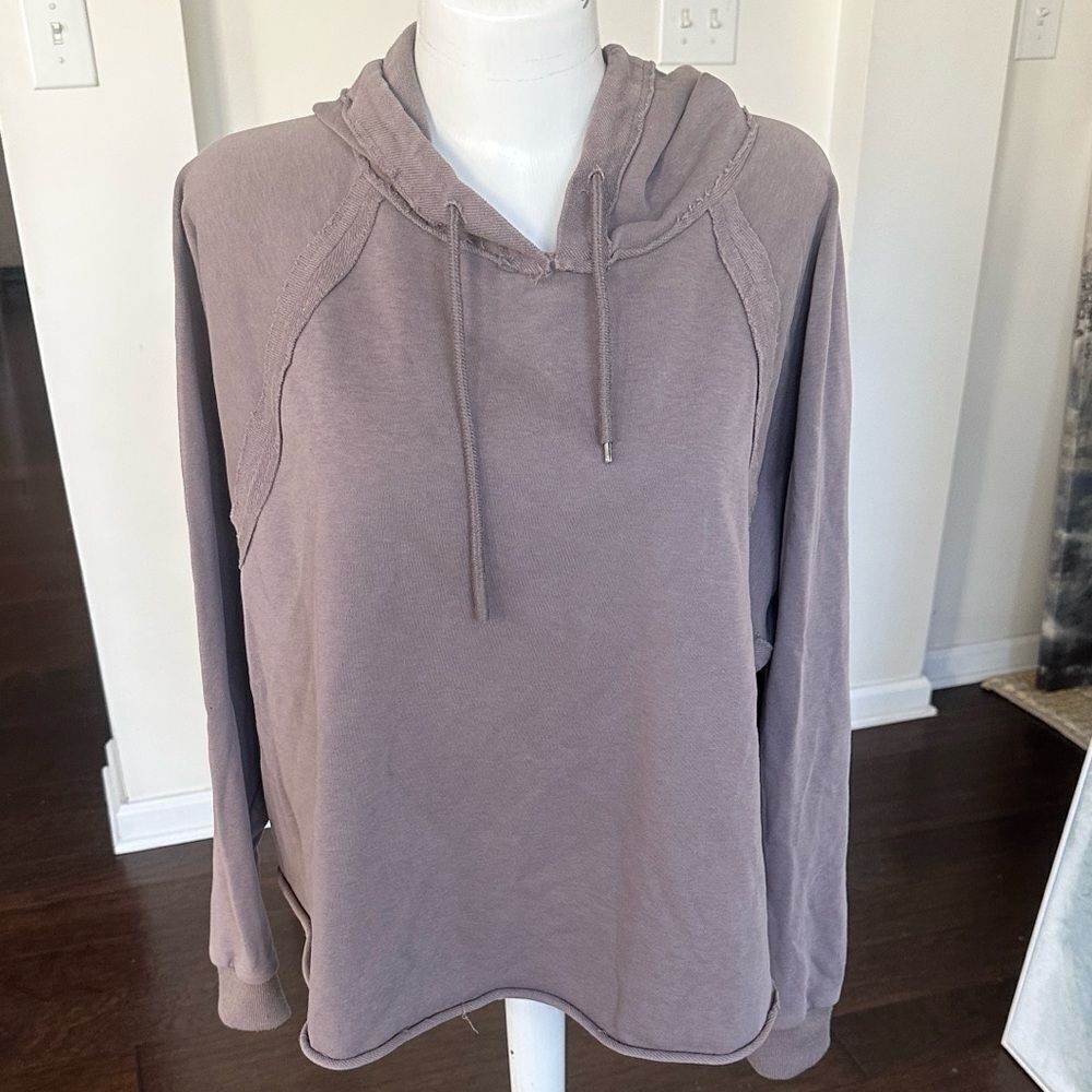 AS Revival Mauve Hooded Oversized Sweatshirt S
